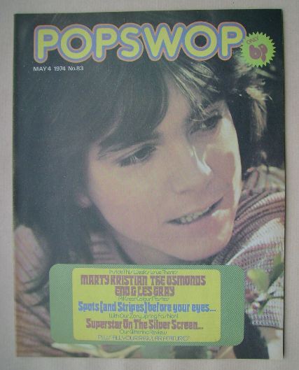 Popswop magazine - 4 May 1974 - David Cassidy cover