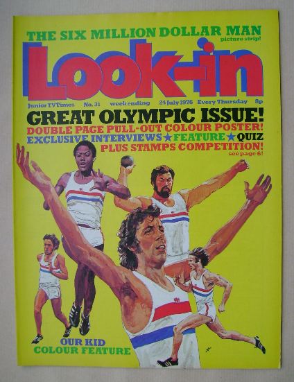 Look In magazine - Olympic cover (24 July 1976)