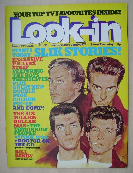 Look In magazine - Slik cover (31 July 1976)