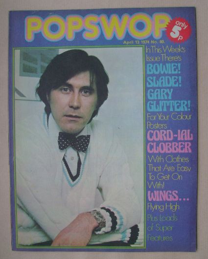 Popswop magazine - 13 April 1974 - Bryan Ferry cover