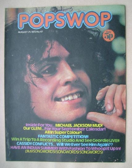 <!--1973-08-25-->Popswop magazine - 25 August 1973