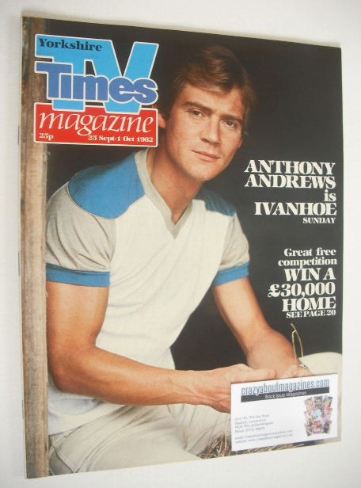 TV Times magazine - Anthony Andrews cover (25 September - 1 October 1982)