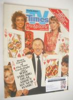 <!--1982-10-02-->TV Times magazine - Play Your Cards Right cover (2-8 October 1982)
