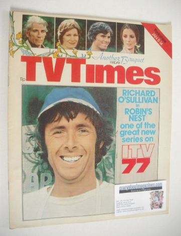 TV Times magazine - Richard O'Sullivan cover (8-14 January 1977)