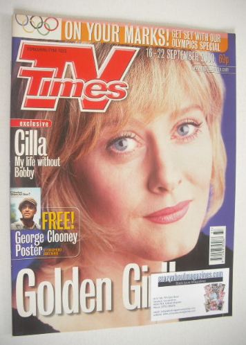 TV Times magazine - Sarah Lancashire cover (16-22 September 2000)