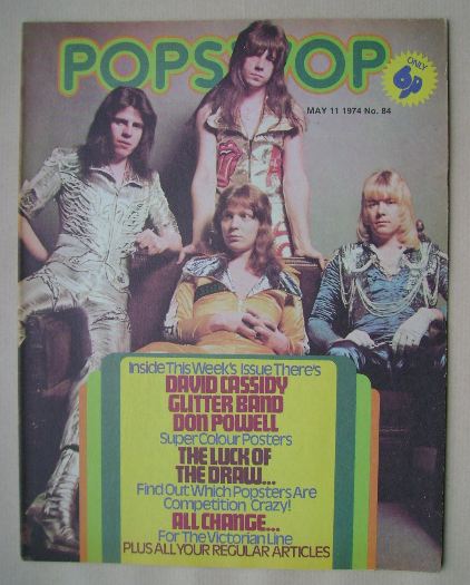 Popswop magazine - 11 May 1974 - The Sweet cover