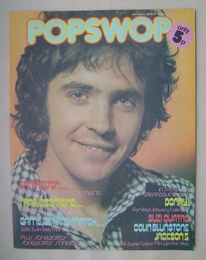 Popswop magazine - 29 December 1973 - David Essex cover