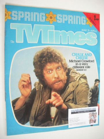 TV Times magazine - Michael Crawford cover (31 March - 6 April 1979)
