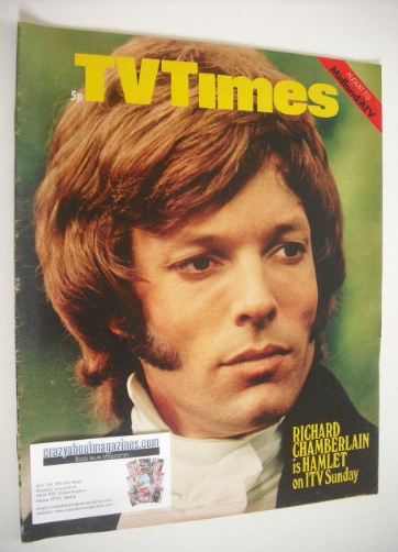 TV Times magazine - Richard Chamberlain cover (7-13 August 1971)