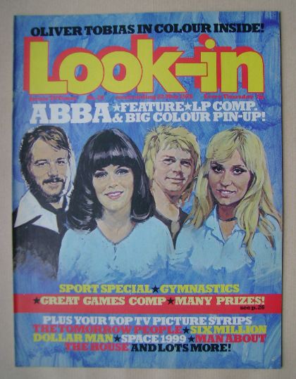 <!--1976-05-22-->Look In magazine - ABBA cover (22 May 1976)