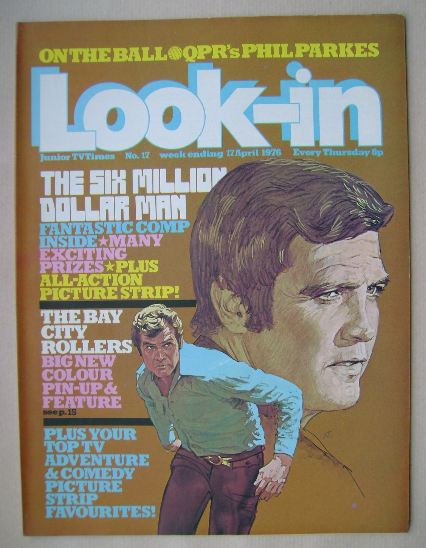 Look In magazine - Lee Majors cover (17 April 1976)