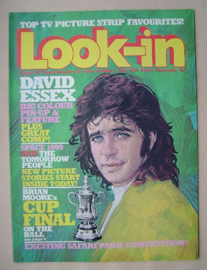 <!--1976-05-01-->Look In magazine - David Essex cover (1 May 1976)