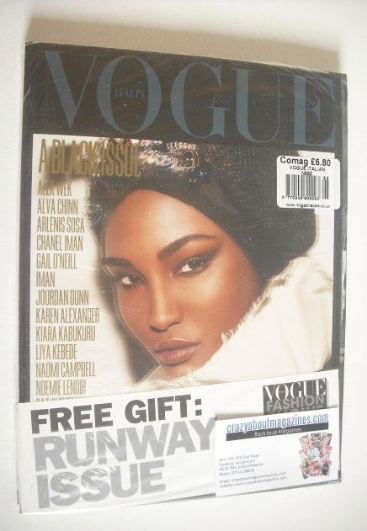 Vogue Italia magazine - July 2008 - Sessilee Lopez cover