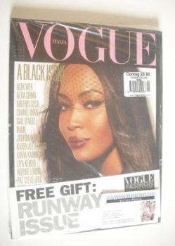 Vogue Italia magazine - July 2008 - Naomi Campbell cover