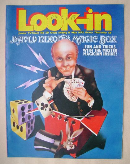 <!--1972-05-13-->Look In magazine - David Nixon cover (13 May 1972)