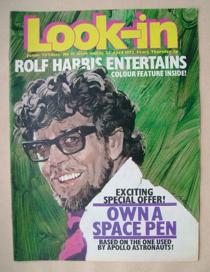 Look In magazine - Rolf Harris cover (22 April 1972)