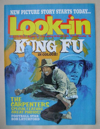 Look In magazine - Kung Fu cover (30 March 1974)