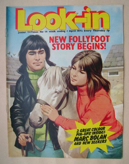 Look In magazine - Follyfoot cover (1 April 1972)
