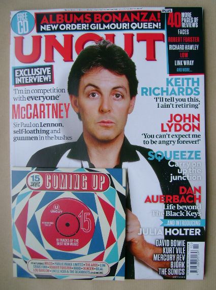 Uncut magazine - Paul McCartney cover (October 2015)