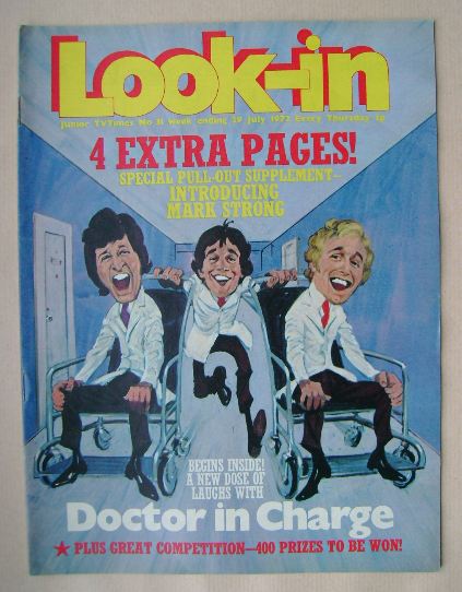 <!--1972-07-29-->Look In magazine - Doctor in Charge cover (29 July 1972)