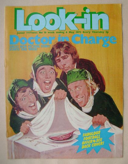 Look In magazine - Doctor in Charge cover (6 May 1972)