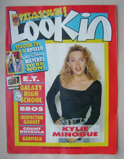 Look In magazine - Kylie Minogue cover (29 October 1988)