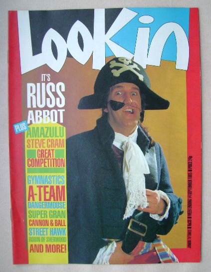 Look In magazine - Russ Abbot cover (14 September 1985)