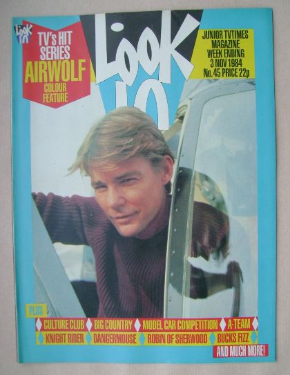 Look In magazine - Jan-Michael Vincent cover (3 November 1984)