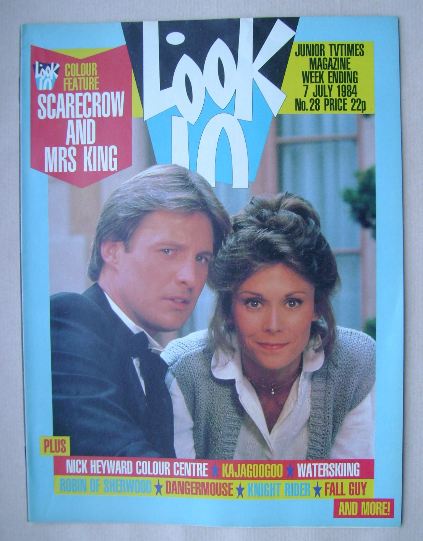 Look In magazine - Bruce Boxleitner and Kate Jackson cover (7 July 1984)