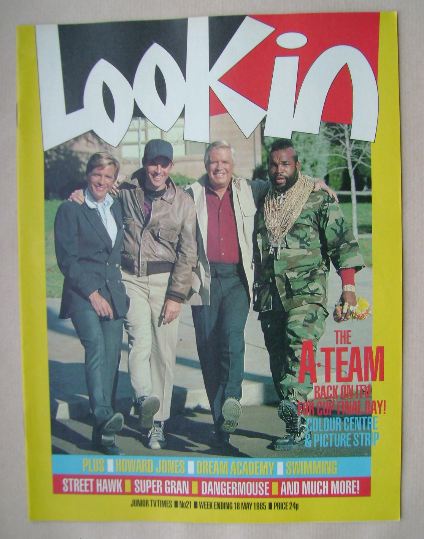 Look In magazine - The A-Team cover (18 May 1985)