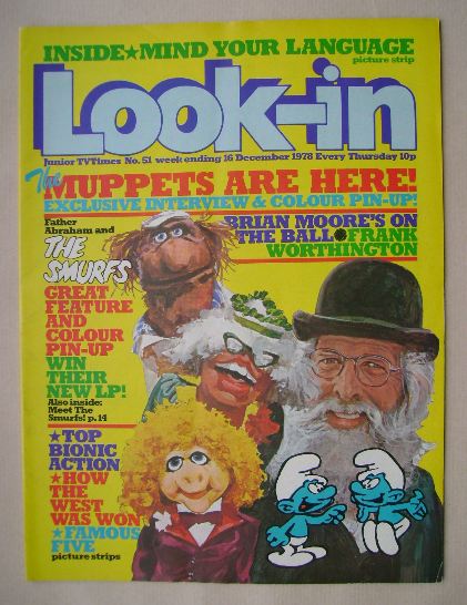 Look In magazine - The Muppets cover (16 December 1978)