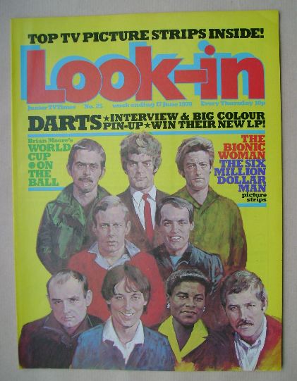 <!--1978-06-17-->Look In magazine - Darts cover (17 June 1978)