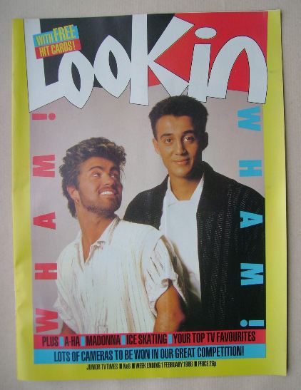 Look In magazine - Wham! cover (1 February 1986)