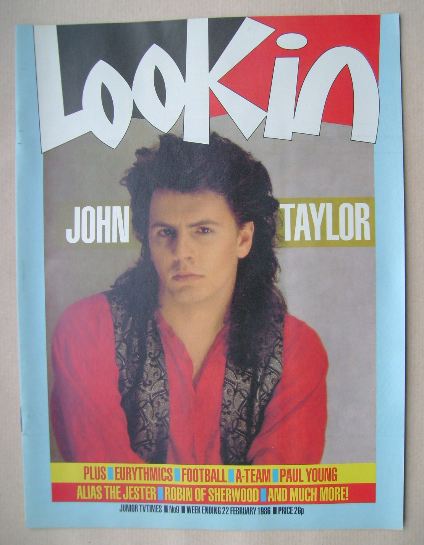 Look In magazine - John Taylor cover (22 February 1986)