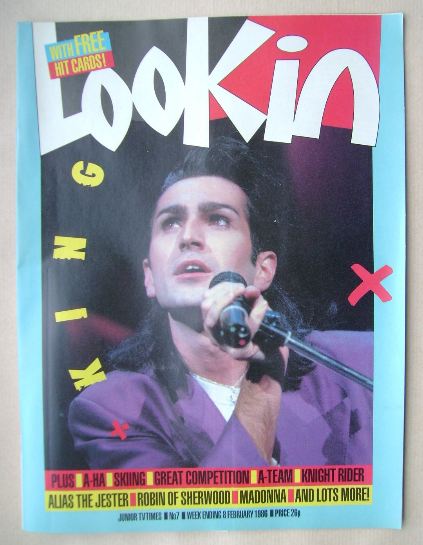 Look In magazine - Paul King cover (8 February 1986)