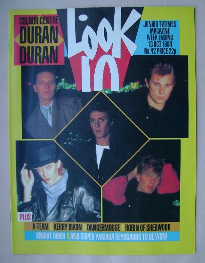 Look In magazine - Duran Duran cover (13 October 1984)
