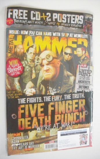 Metal Hammer magazine - Five Finger Death Punch cover (August 2015)