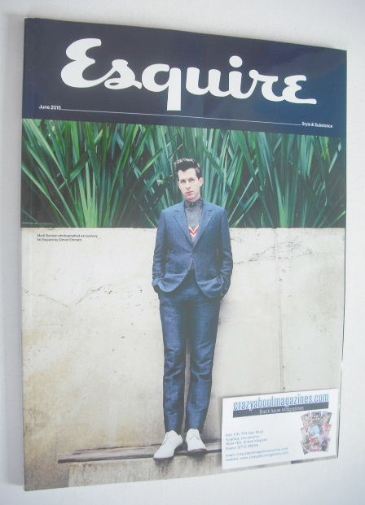 Esquire magazine - Mark Ronson cover (June 2015 - Subscriber's Issue)