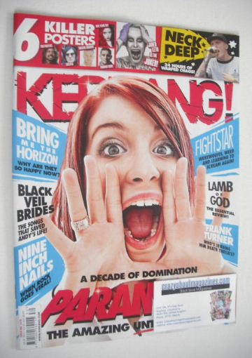 Kerrang magazine - Paramore cover (25 July 2015 - Issue 1578)