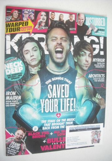 Kerrang magazine - The Songs That Saved Your Life cover (15 August 2015 - Issue 1581)