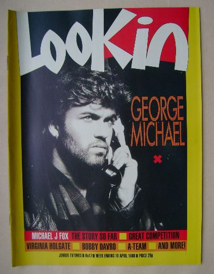 Look In magazine - George Michael cover (19 April 1986)