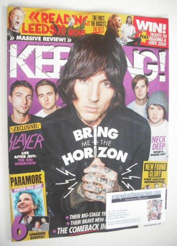 Kerrang magazine - Bring Me The Horizon cover (5 September 2015 - Issue 1584)
