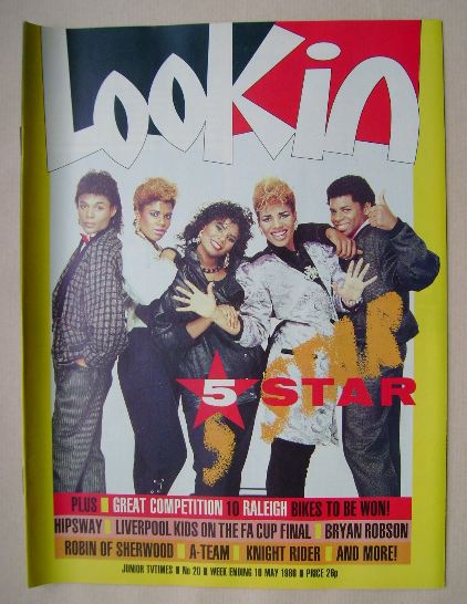 Look In magazine - 5 Star cover (10 May 1986)