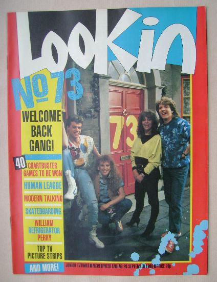 Look In magazine - No. 73 cover (20 September 1986)
