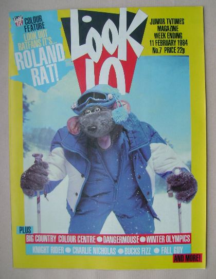 Look In magazine - Roland Rat cover (11 February 1984)