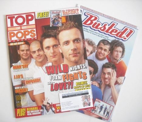 Top Of The Pops magazine - Five cover (August 2001)