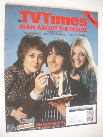TV Times magazine - Man About The House cover (5-11 January 1974)