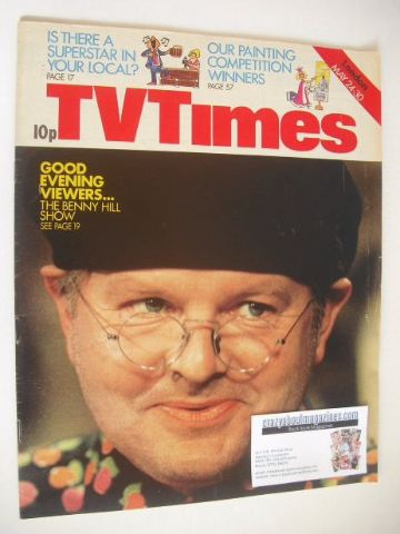 TV Times magazine - Benny Hill cover (24-30 May 1975)