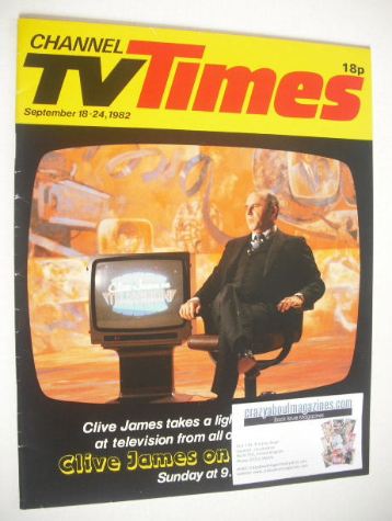 CTV Times magazine - 18-24 September 1982 - Clive James cover