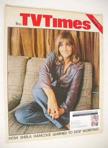 TV Times magazine - Sheila Hancock cover (16-22 January 1971)